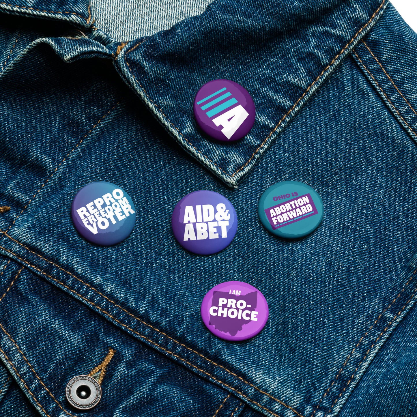 Abortion Forward Pins - set of 5