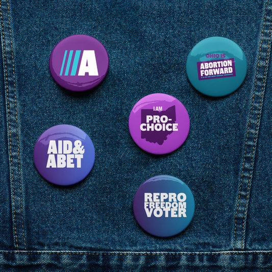 Abortion Forward Pins - set of 5